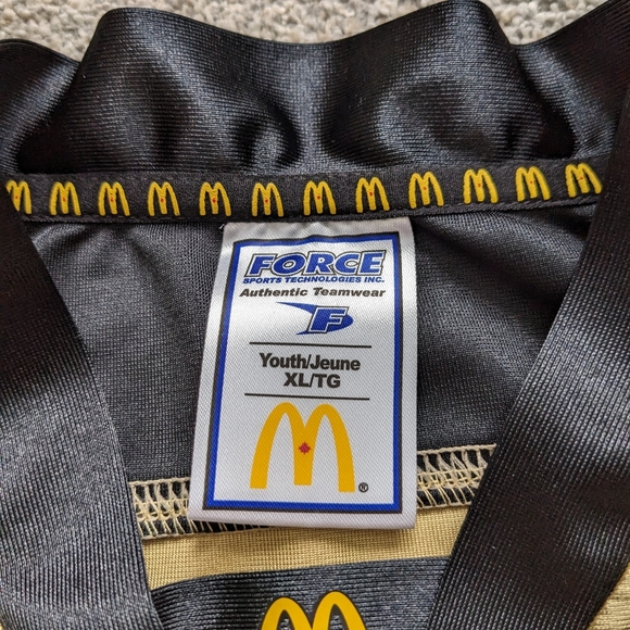 McDONALDS ATOMIC GOLD ICE HOCKEY JERSEY SIZE YOUTH XL RMHC - Picture 7 of 7